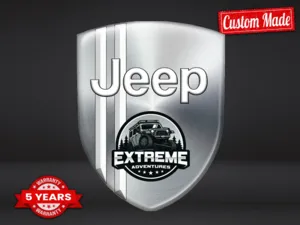 Jeep Custom Made Bumper Stickers Racing Customizable Sturdy
